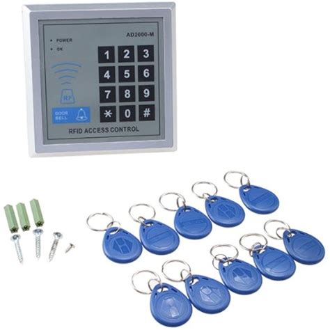 500 user rfid proximity door entry lock access control system|agptek rfid door access control.